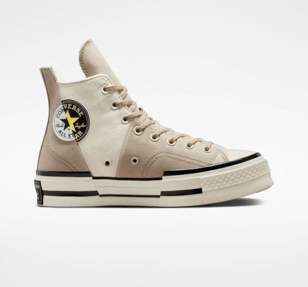 کانورس ساقدار چاک ۷۰ پلاس کرمی Converse all star chuck 70 plus beige