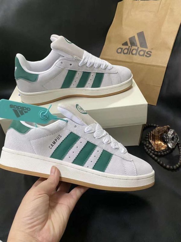 آدیداس کامپوس سبز طوسی Adidas campus green gray