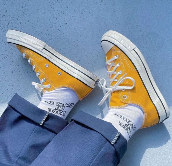 کانورس بدون ساق ۱۹۷۰ زرد Converse all star 1970 low yellow