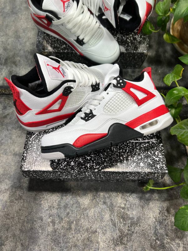 نایک ایر جردن ۴ قرمز سفید Nike air jordan 4 red cement - Image 2