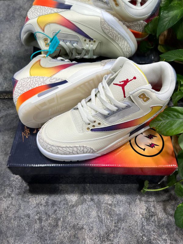 نایک ایر جردن ۳ سانست کرمی Nike air jordan 3 sunset - Image 3