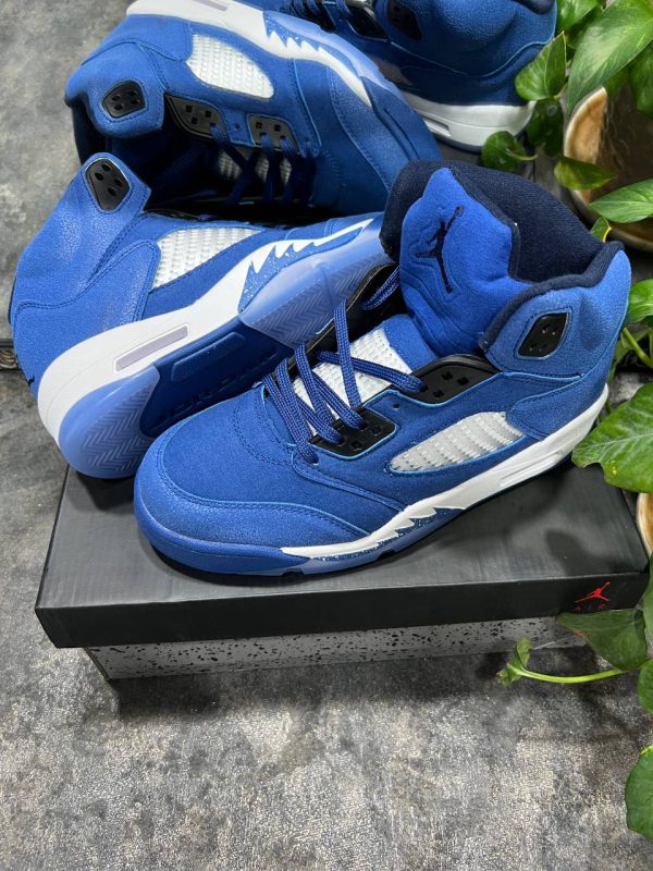 نایک ایر جردن ۵ آبی Nike air jordan 5 blue - Image 2