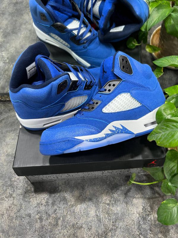 نایک ایر جردن ۵ آبی Nike air jordan 5 blue