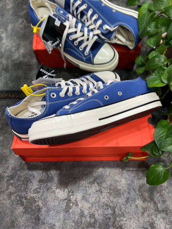 کانورس بدون ساق ۱۹۷۰ لی آبی Converse all star 1970 low navy - Image 2