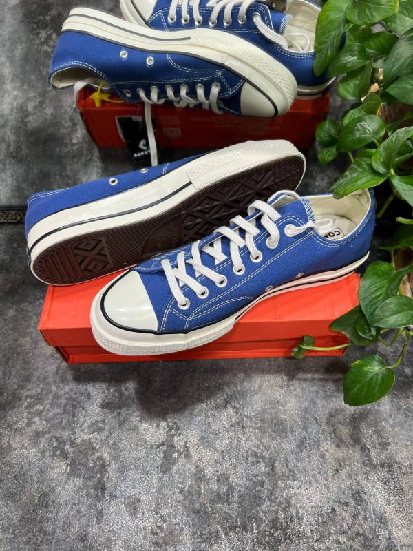 کانورس بدون ساق ۱۹۷۰ لی آبی Converse all star 1970 low navy - Image 3