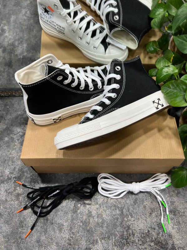 کانورس ساقدار آف وایت پارچه ای Converse all star off white - Image 4