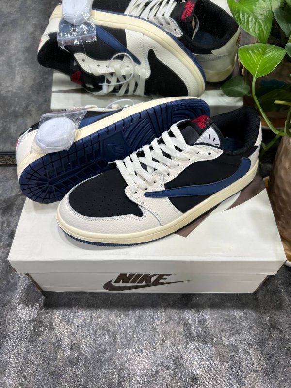 نایک جردن ۱ بدون ساق تراویس لی آبی Nike jordan 1 low Travis Scott lee - Image 3