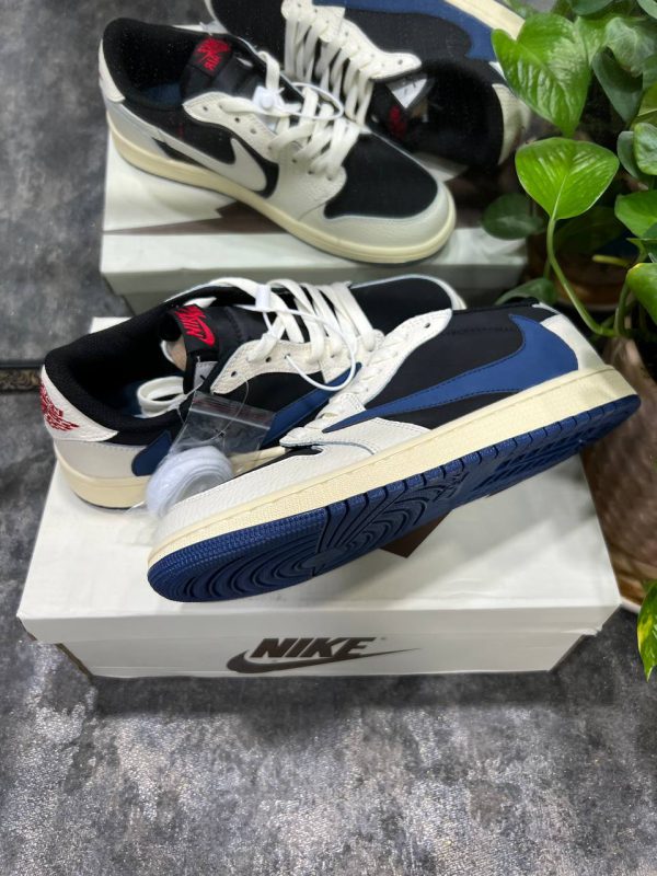 نایک جردن ۱ بدون ساق تراویس لی آبی Nike jordan 1 low Travis Scott lee - Image 2