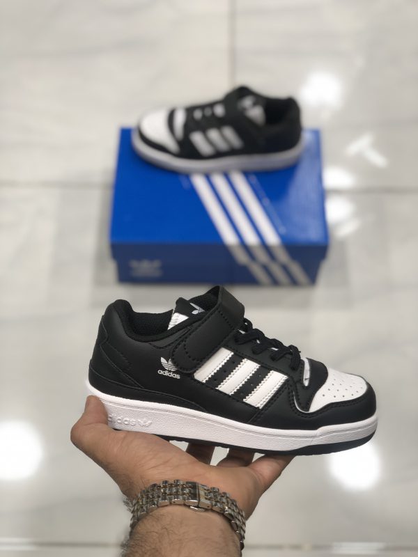 کتونی بچه گانه آدیداس فورام‌ ۸۴ مشکی Adidas Forum 84 low - Image 2