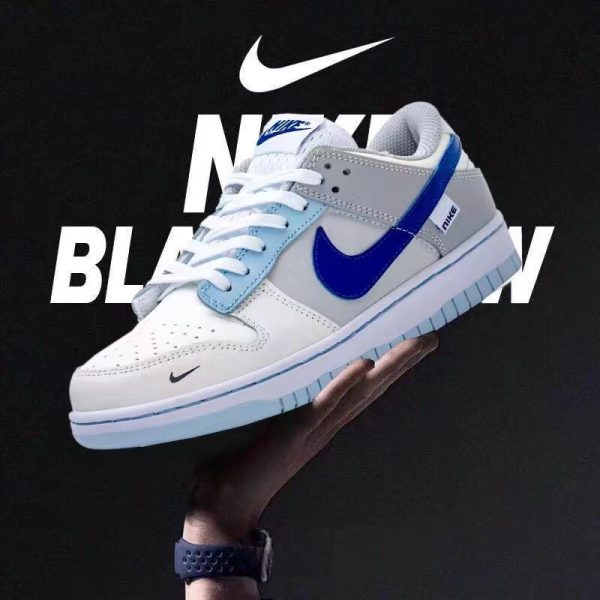 نایک اس بی دانک بدون ساق هایپر رویال طوسی آبی Nike sb dunk low Hyper Royal blue