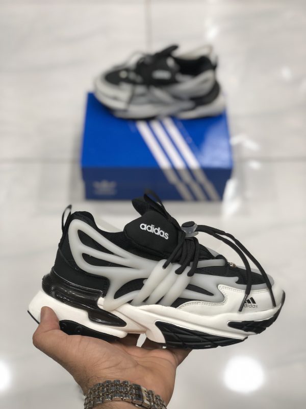 کتونی بچه گانه آدیداس بالماین مشکی سفید Adidas Balmain - Image 2