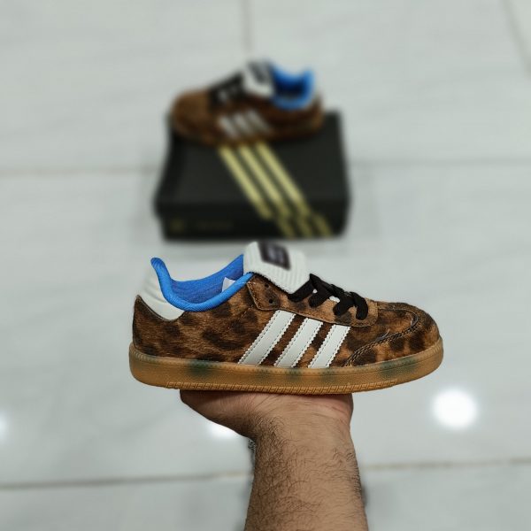 کتونی بچه گانه آدیداس سامبا ویلز بونر پلنگی Adidas samba - Image 2