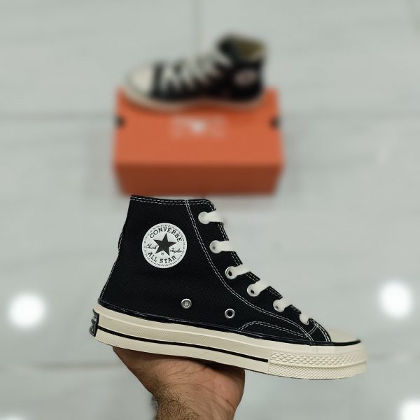 کتونی بچه گانه کانورس آلستار ساقدار مشکی Converse all star high - Image 2