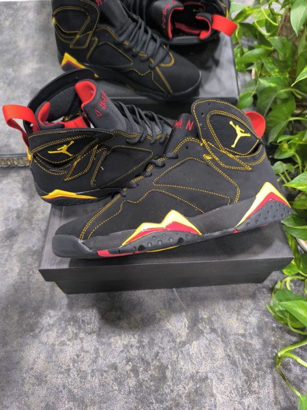 نایک ایر جردن ۷ سیتراس مشکی زرد Nike air jordan 7 Citrus - Image 2