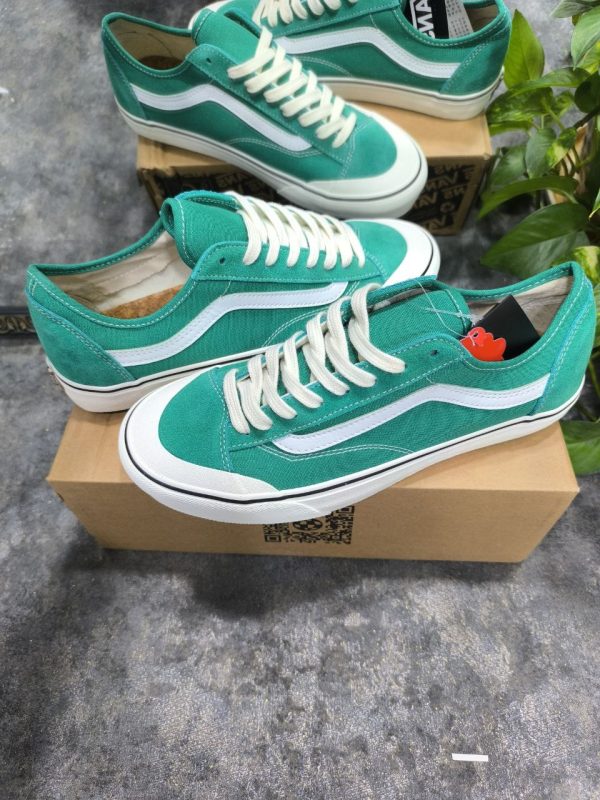 ونس اولد اسکول پرو سبز آبی Vans old skool pro