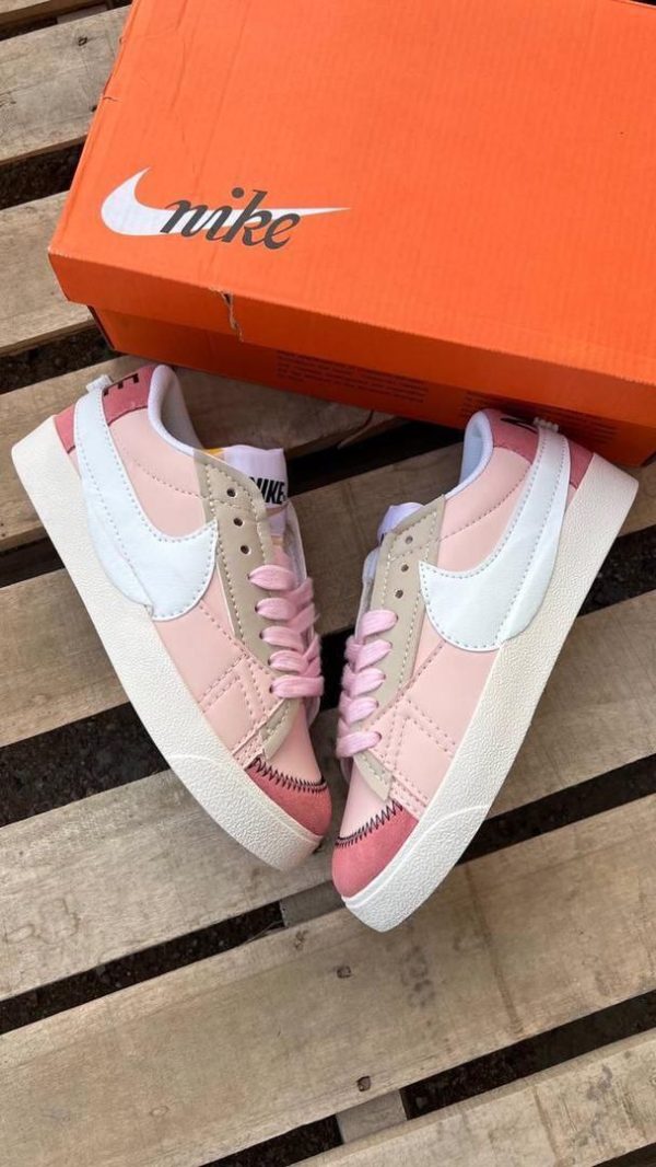 نایک بلیزر بدون ساق جامبو صورتی Nike blazer low Jumbo pink