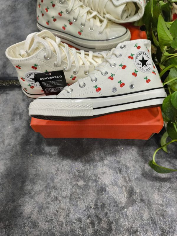 کانورس آل استار چاک تیلور ساقدار گیلاسی Converse all star chuck Taylor cherries - Image 2