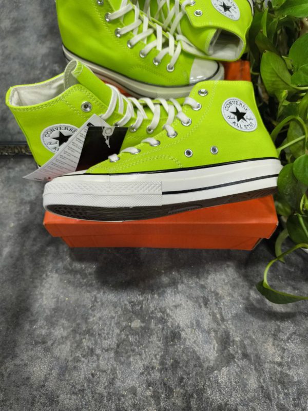 کانورس آل استار ساقدار ۱۹۷۰ فسفری Converse all star 1970 high pastel green - Image 2