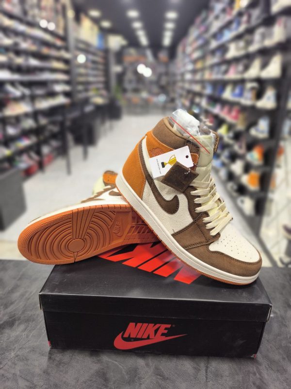 نایک ایر جردن ۱ ساقدار داست کلای نارنجی قهوه ای Nike air jordan 1 high Dusted Clay - Image 2