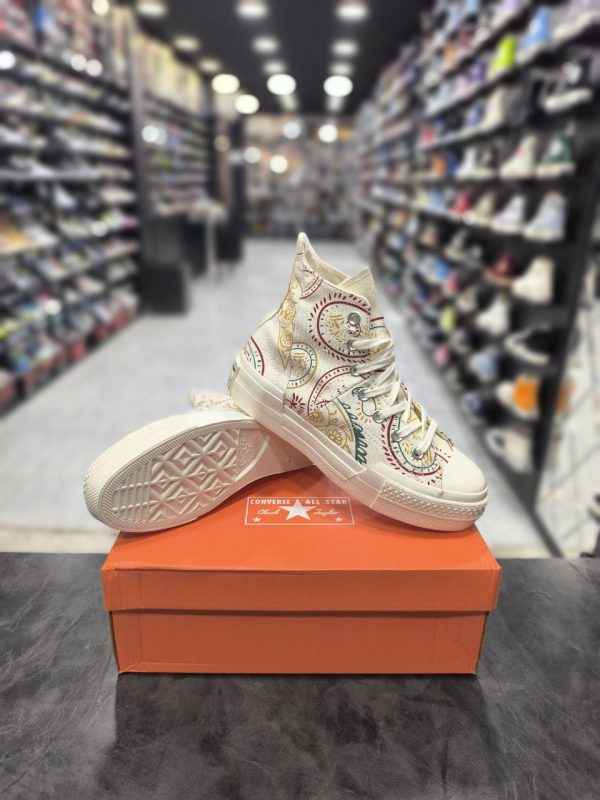 کانورس ساقدار چاک ۷۰ پلاس کرافت سنتی کرمی Converse Chuck 70 Plus Crafted Evolution - Image 3