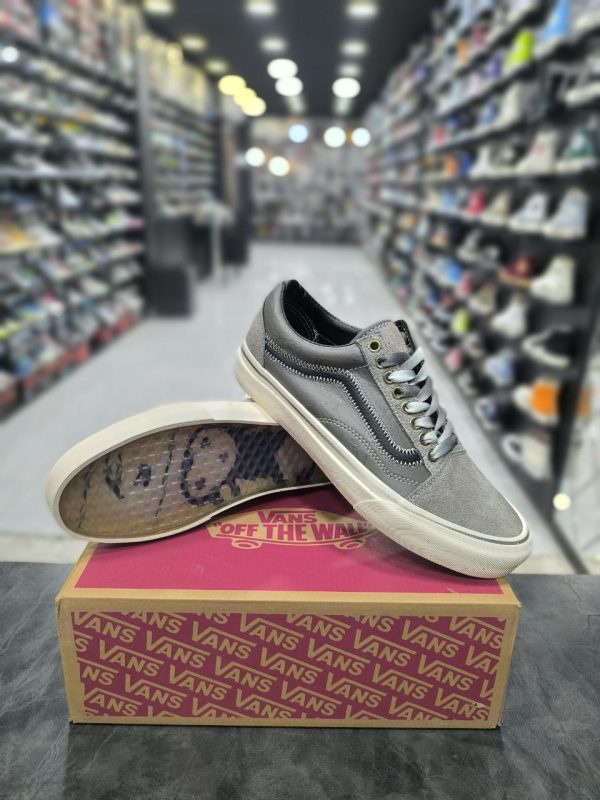 ونس اولد اسکول بدون ساق هیرونو‌ طوسی Vans old skool hirono bungee cord - Image 3