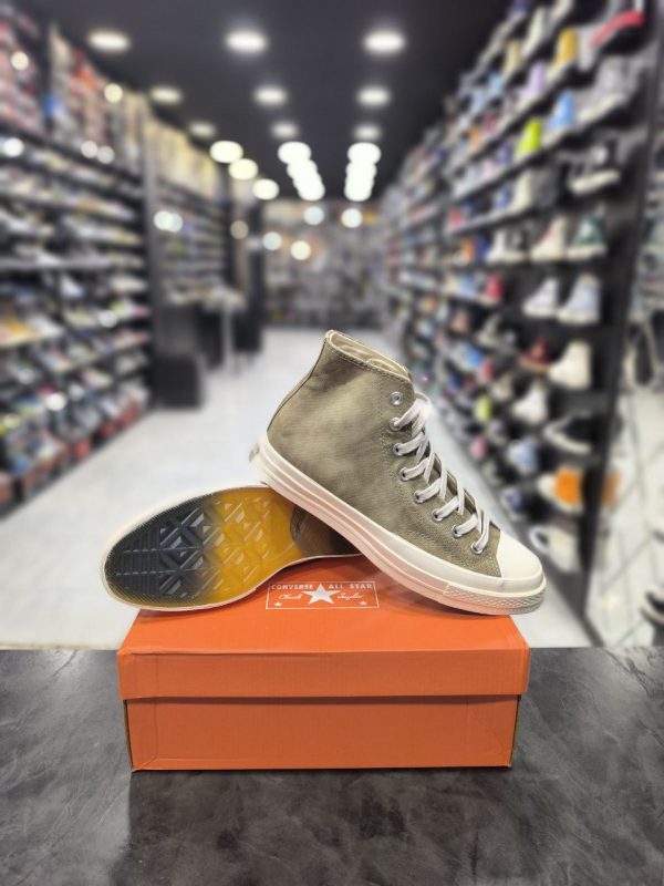 کانورس آل استار ساقدار چاک تیلور سبز شتری Converse Chuck Taylor All Star 1970s - Image 3
