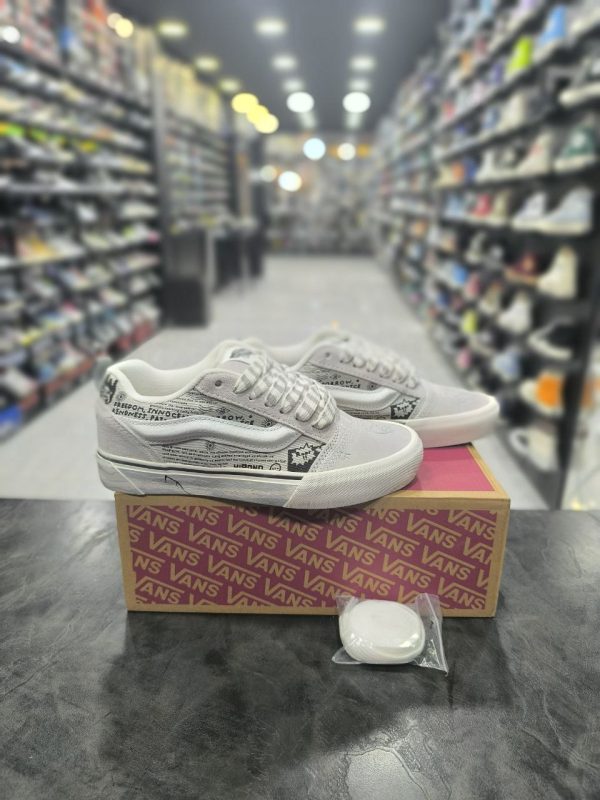 ونس کی ان یو بدون ساق هیرونو‌ سفید Vans KNU Hirono white - Image 3