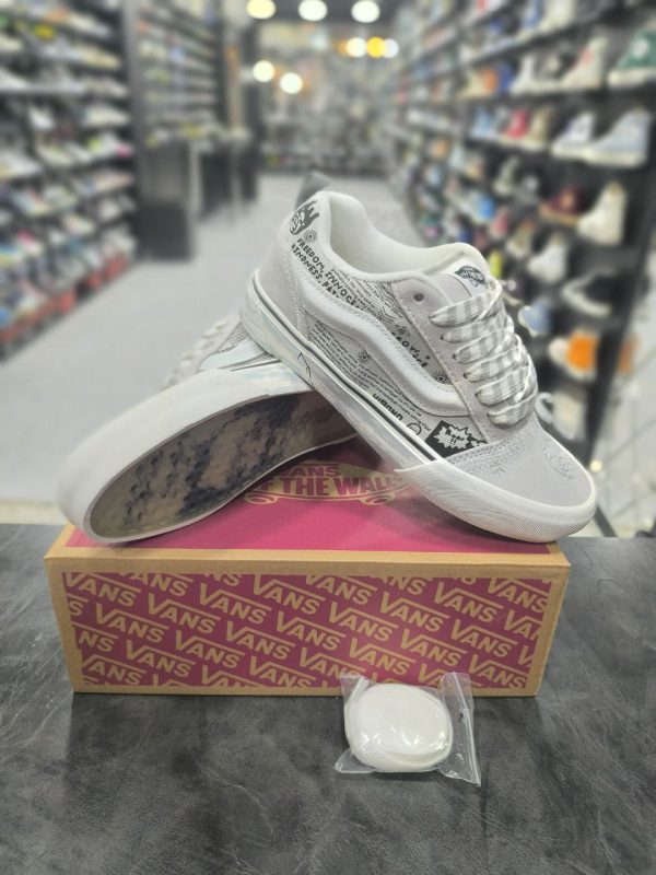ونس کی ان یو بدون ساق هیرونو‌ سفید Vans KNU Hirono white - Image 4