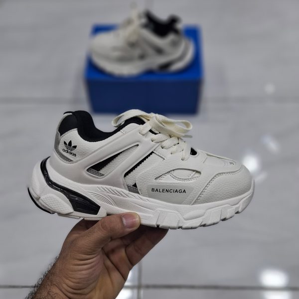 کتونی بچه گانه بالنسیاگا آدیداس سفید مشکی  Balenciaga adidas - Image 2