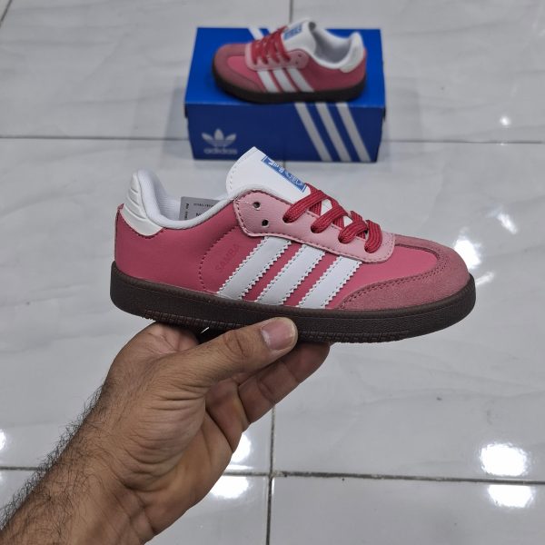 کتونی بچه گانه آدیداس سامبا صورتی  Adidas SAMBA - Image 2