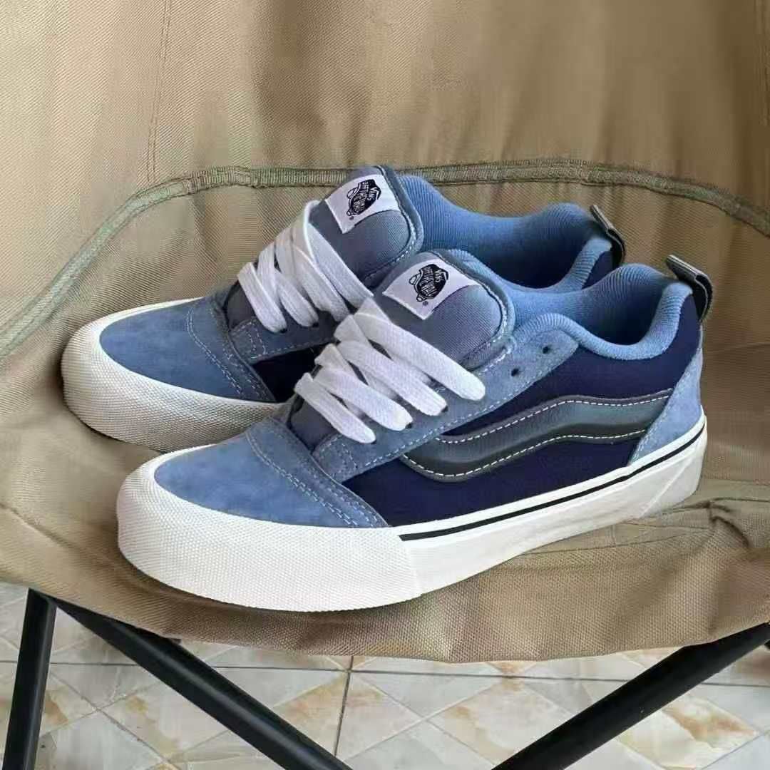 ونس اولد اسکول بدون ساق کی ان یو آبی سورمه ای Vans knu blue navy