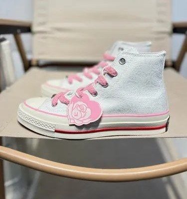 کانورس ساقدار چاک تیلور آلستار ۷۰ رز سفید صورتی Converse Chuck Taylor All Star 70 ROSE